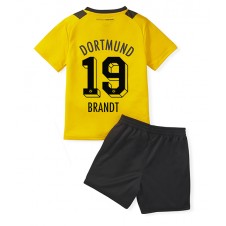 Borussia Dortmund Julian Brandt #19 Hemmaställ Barn 2022-23 Korta ärmar (+ Korta byxor)